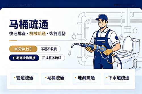 平度马桶疏通
